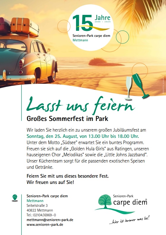 Plakat Sommerfest MM